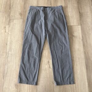 J Crew Pants Mens 34x30 Gray Chino Cotton Lightweight Straight Fit Preppy